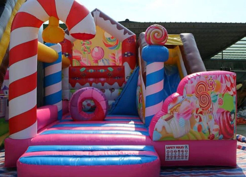 Dmuchańce, zamek dmuchany  - wynajem, imprezy, wata cukrowa, popcorn