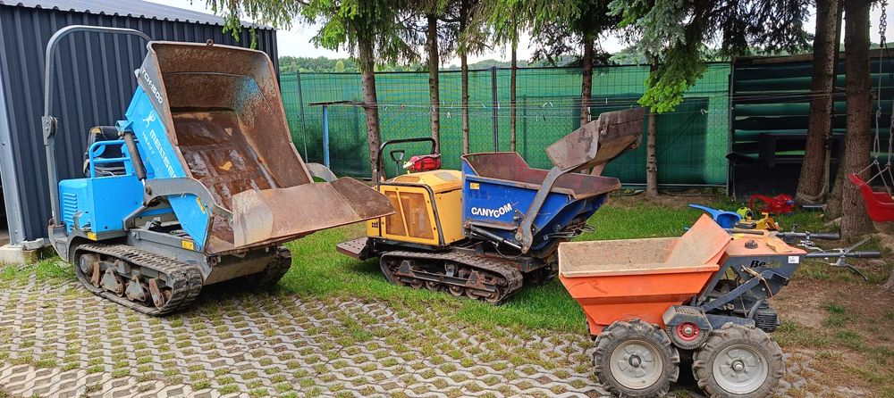 Wozidło samojezdne samozaładowcze 1500kg diesel wynajem wykop sam