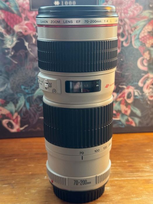 Canon 70-200 F4 L USM+Filtr CPL KF Concept