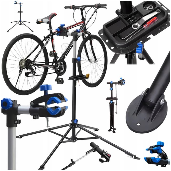 Stojak Serwisowy Na Rower Regulowany Sładany Uchwyt Rowerowy Do Napraw