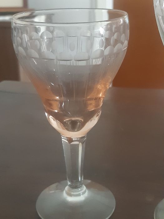 Serviço copos e garrafas