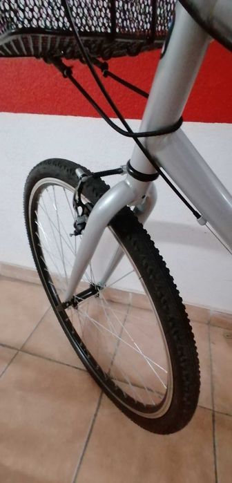 Bicicleta de Trekking RIVERSIDE 120 CINZA