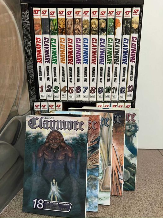 Claymore Box Set Completo Vol. 1–27 – Inglês – Ótimo Estado