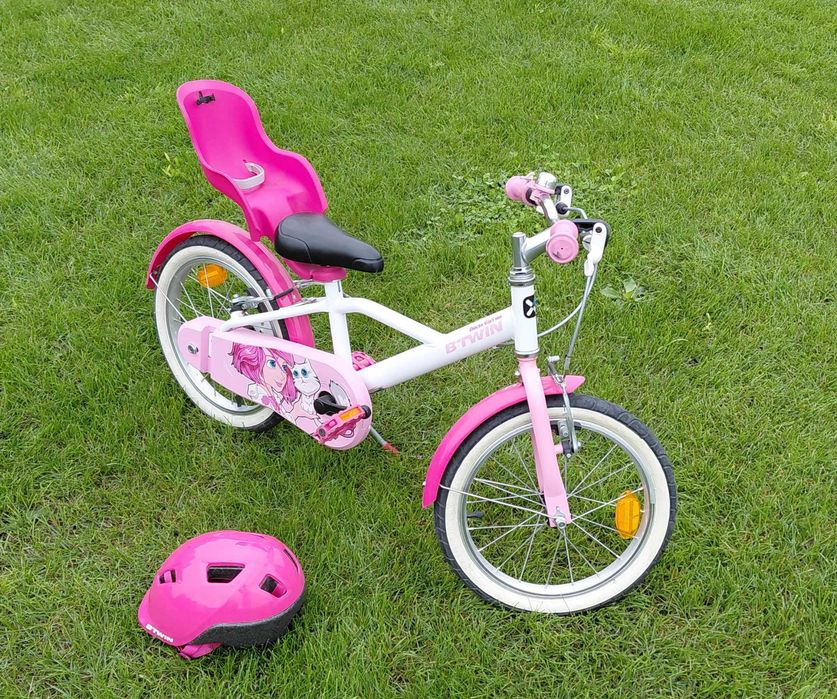 Rower dziecięcy 16" BTWIN 500 Doctorgirl Decathlon 16 cali B-twin