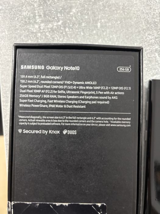 Samsung Galaxy Note 10 8GB/256 GB