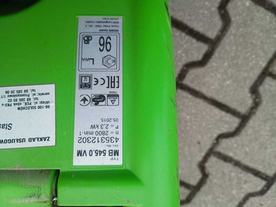 Kosiarka spalinowa z napędem Viking  MB 545 VM - Mało używana
