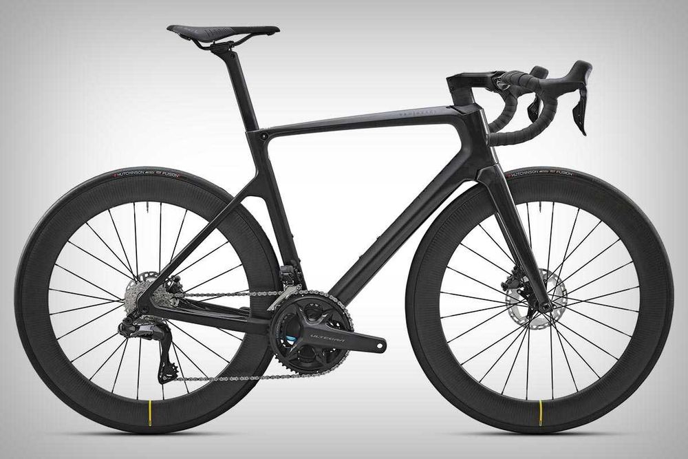 Bicicleta VAN RYSEL de Estrada Shimano Ultegra Di2 2x12v sensor potência, RCR PRO cinzento XL