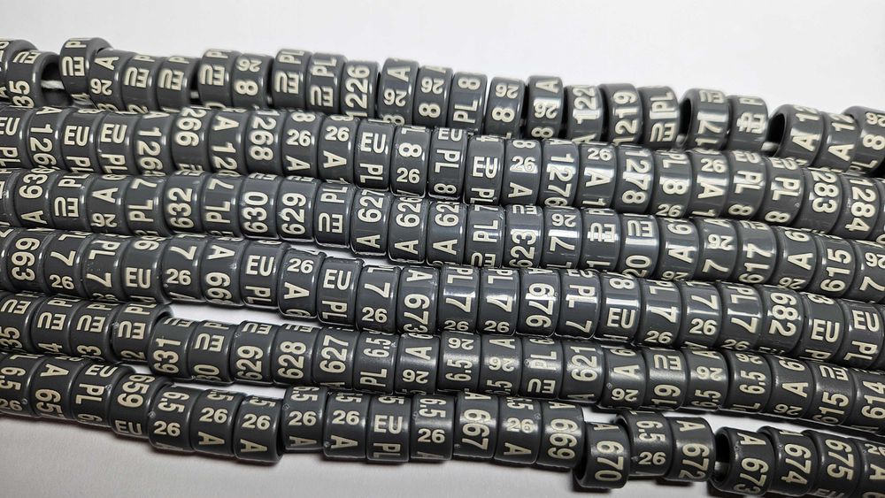 Obrączki na drób i ptaki ozdobne 6,5-13mm 2026