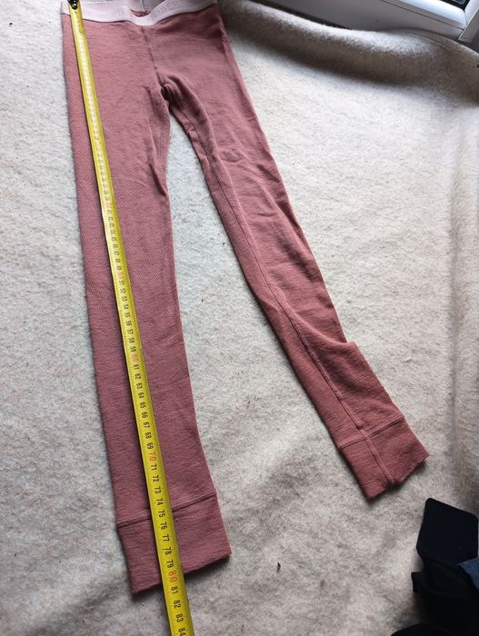 Legginsy wełniane, getry merino 134 140
