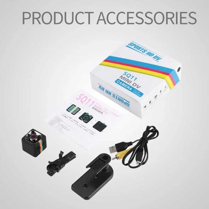 Mini kamera 1080P HD przenośna mała kamera szpiegowska