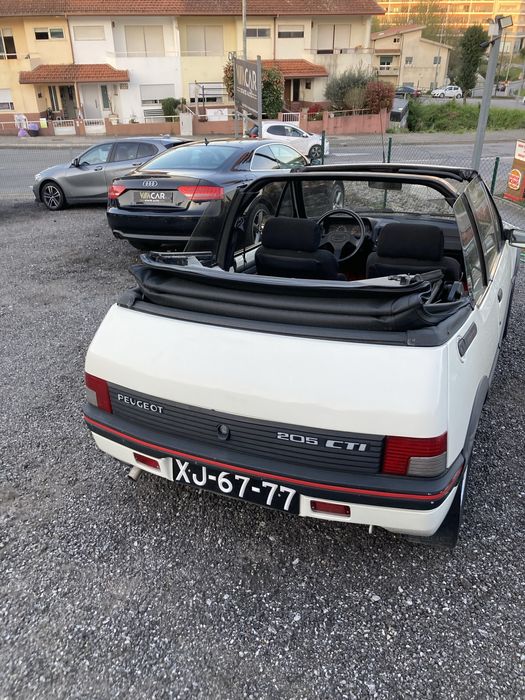 Peugeot 205 CTI 1.6 115 cv completamente original Capota electrica -91