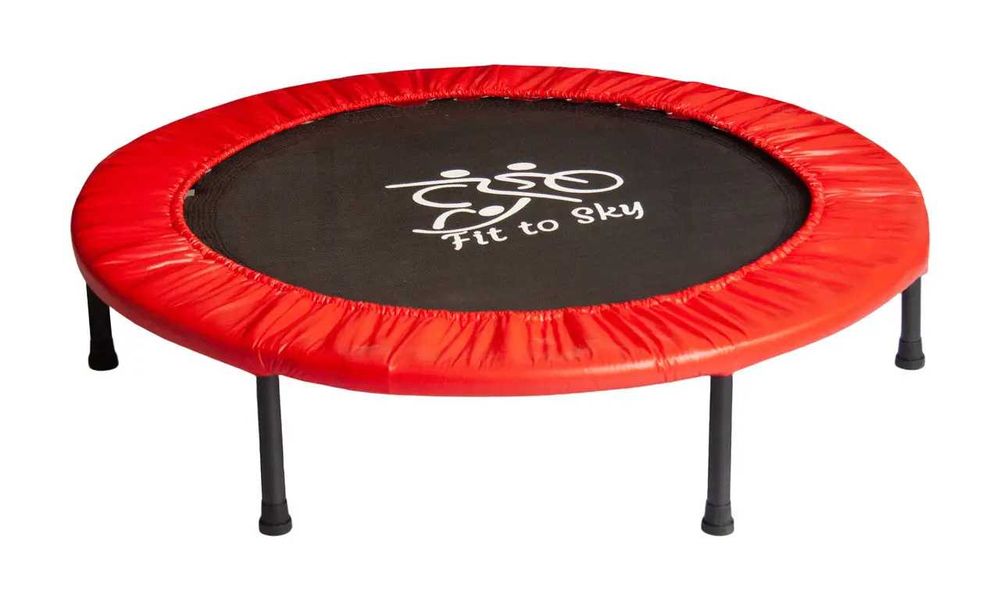 Батут кімнатний складний FitToSky 102 см, зелений,синій,червоний