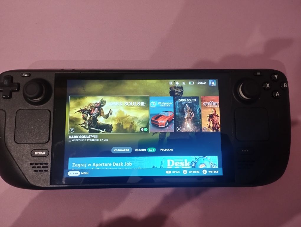 Steam Deck LCD 512GB+256GB+Etui+Stacja+ (Szczecin)