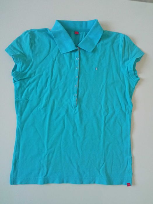 Esprit damska koszulka polo bawełniana r M