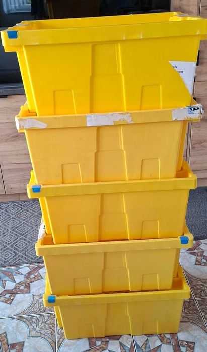 Skrzynka plastikowa 60x40x30, skrzynki przemyslowe, skrzynka transportowa, mocna