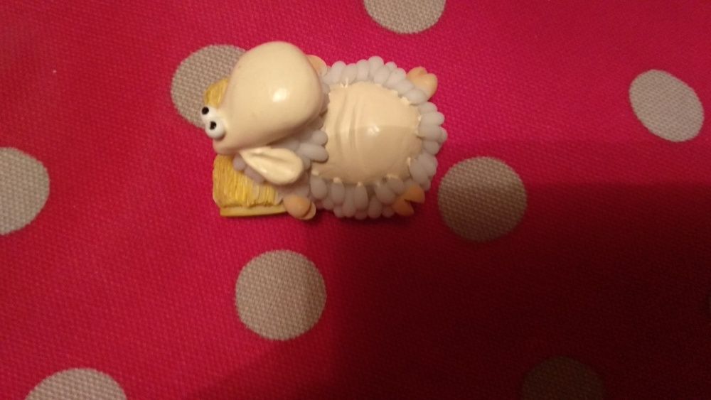 настольная статуэтка декор фигурка овечка баран овца барашек керамика