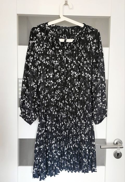 Jesienna zwiewna sukienka S/M