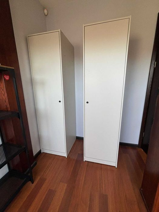 IKEA GURSKEN – komplet mebli: łóżko, 3 komody, 2 szafy wąskie