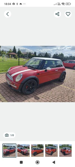 Mini One 1.6__115Km 2002R 1999Zl Dębica • OLX.pl