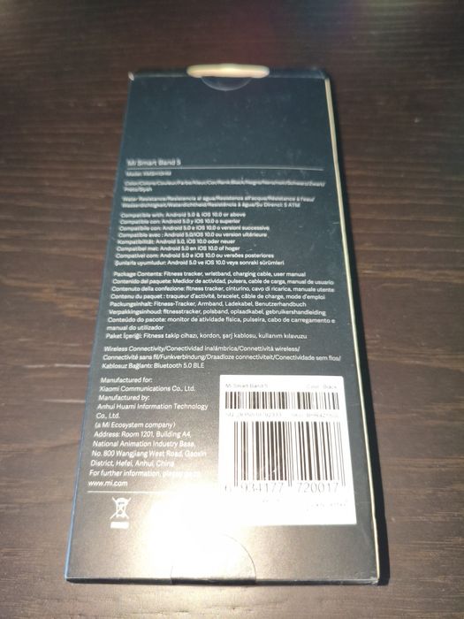 Mi Smart band 5 com 9 pulseiras extra