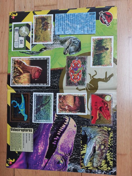 Caderneta de cromos "The Lost World" - Completa