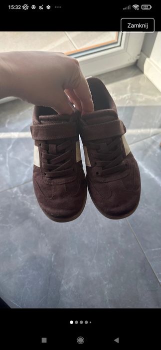 Buty zamszowe H&m 31 brązowe chlopiec