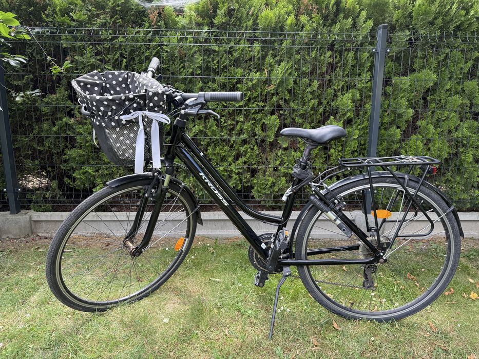 Rower miejski damka kross trans 1.0 28” rama L czarny