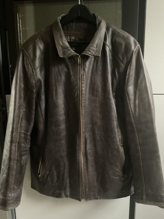 Kurtka męska Ochnik - naturalna skóra, L