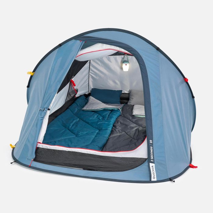 Tenda de Campismo instantânea 2 pessoas, 2 SECONDS Azul