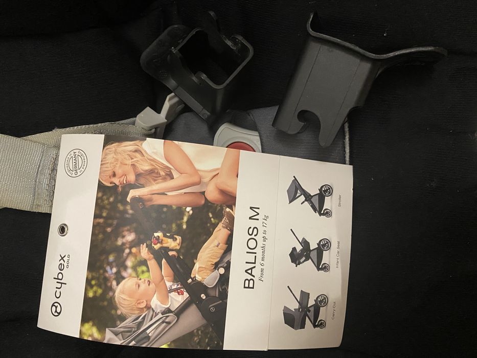Carrinho cybex balios M com babycook e base isofix
