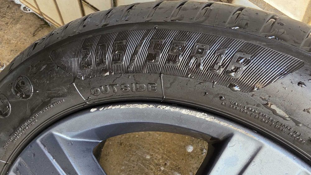 4 Jantes 16 com pneus Volkswagen Golf VII