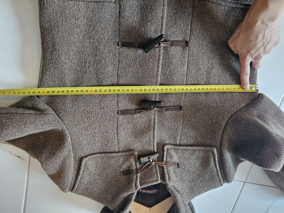 Wool duffle coat burdysówka płaszcz prochowiec wełniany greenfields en