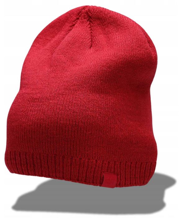 Czapka zimowa 4F beanie czerwona rozmiar uniwersalny ciepła