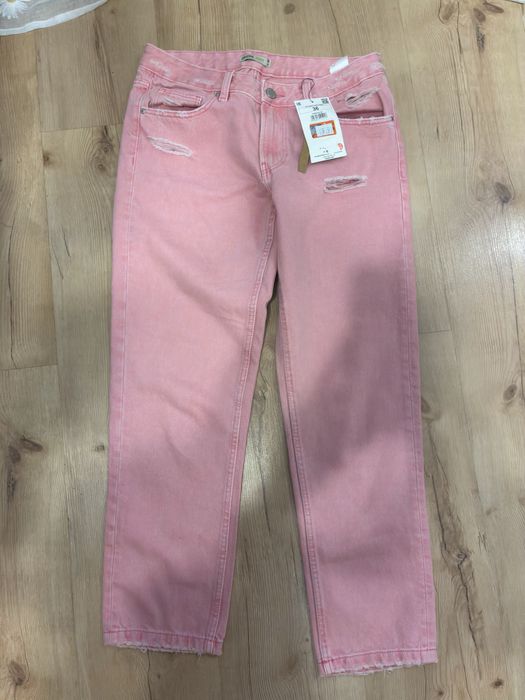 Jeansy damskie cigarette cropp