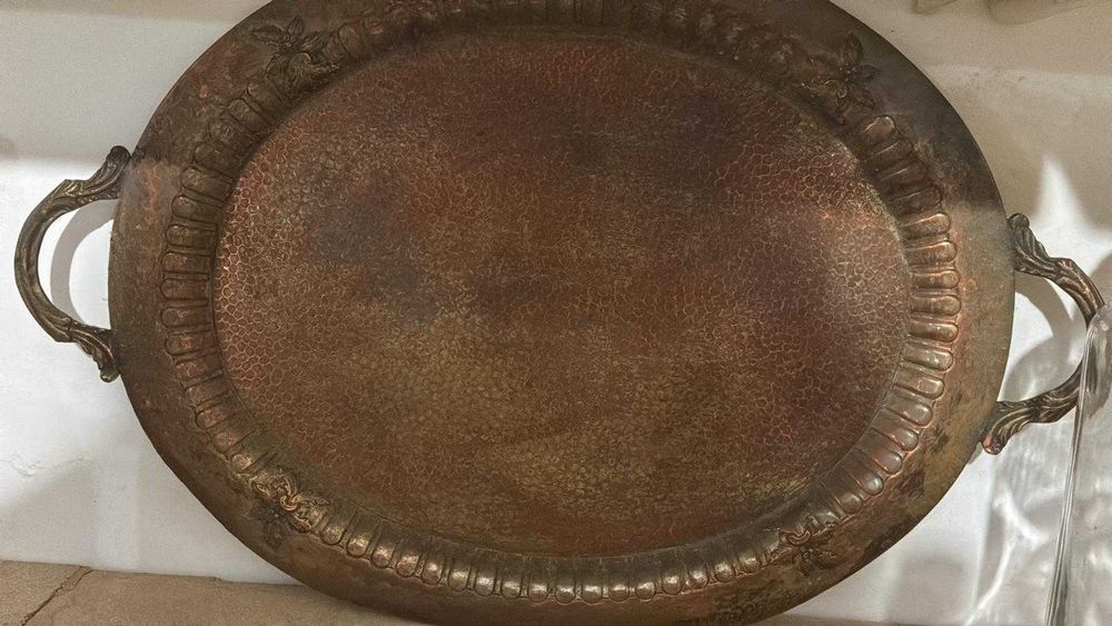 bandeja em cobre