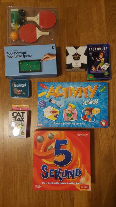 gry planszowe -zestaw