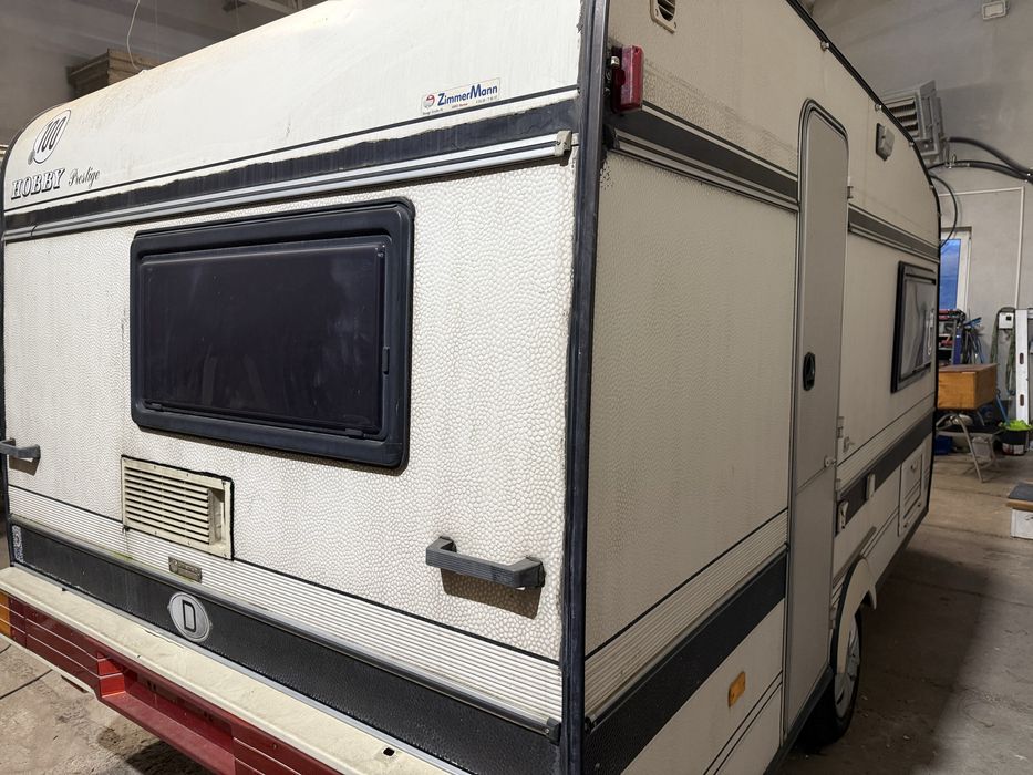 Hobby 480 stacjonarna przyczepa kempingowa