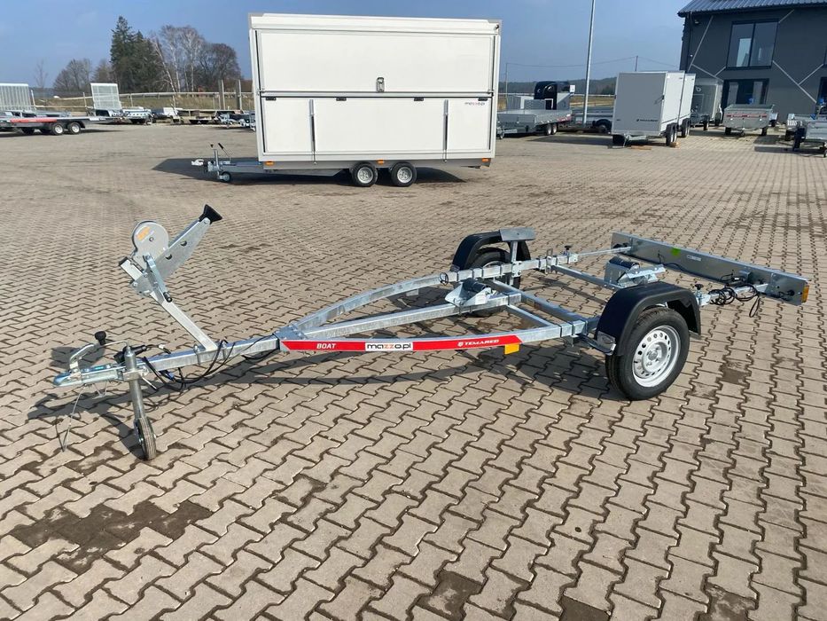 Temared Dostawa Przyczepka Podłodziowa Dmc750kg Łódź Do 4,3M