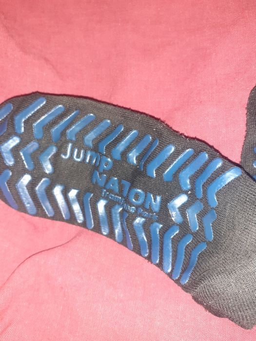 Носки для батута спортивные чёрные