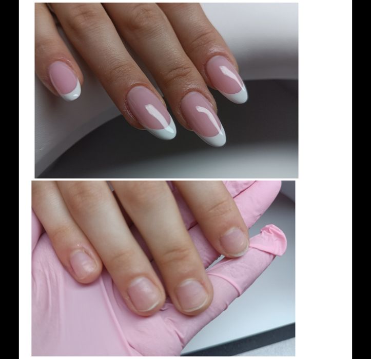 Manicure hybrydowy, żelowy, przedłużanie