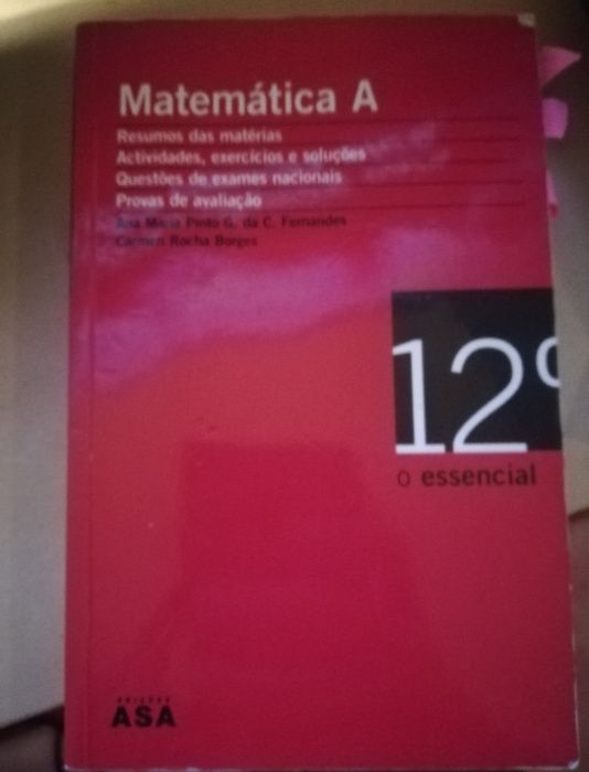 Essential Mathematics A Textbook for 12th Grade, Porto Editora, in Excellent Condition64409194670337120