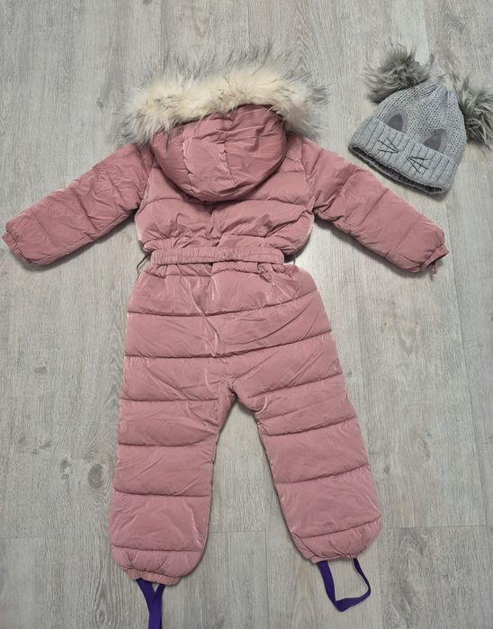 Kombinezon zimowy bardzo ciepły Reserved r.104 + czapka