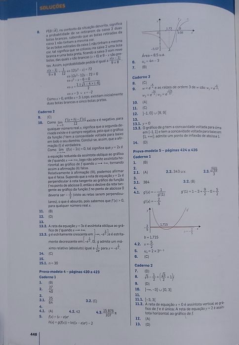 Explicação de todos os conteúdos do programa de matemática A 12° ano 1