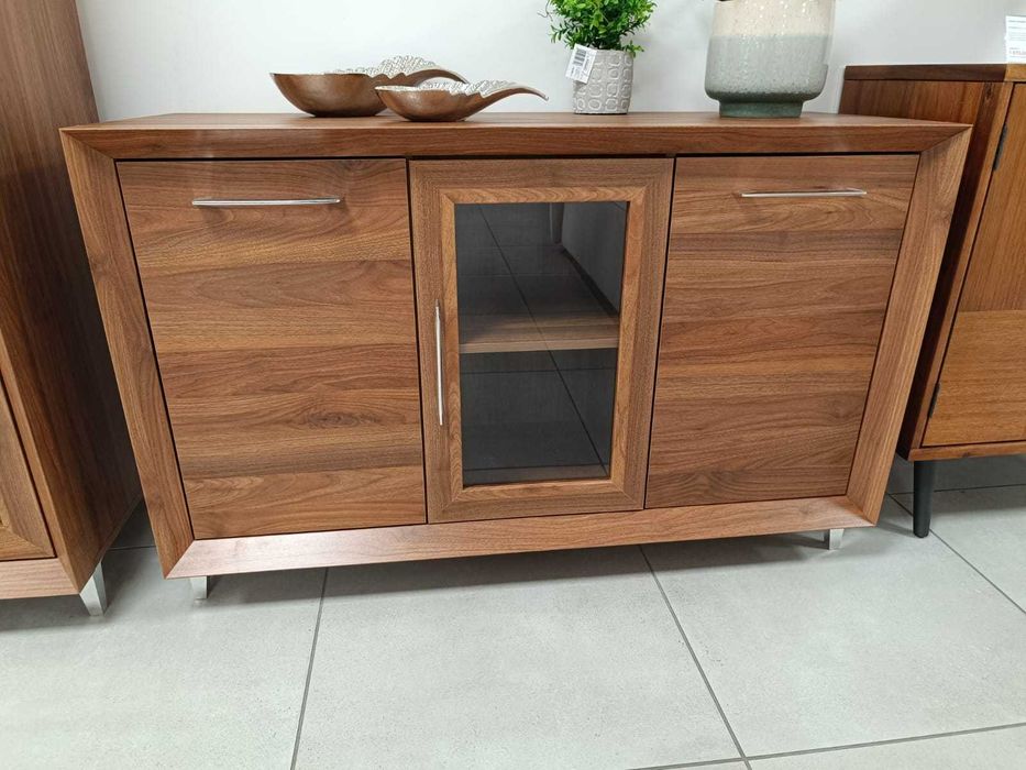 Komoda ALDO 01 3‑drzwiowa Orzech Columbia – Nowa