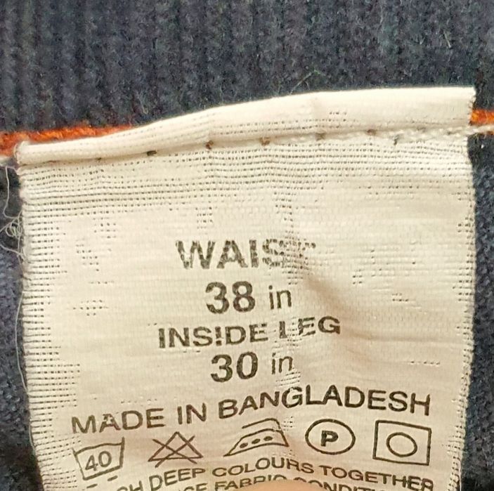 Spodnie męskie sztruksowe WRANGLER rozm. 38 x 30
