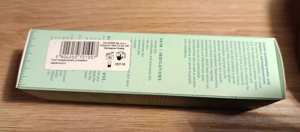 Dermomedica azelaic krem z kwasem azelainowym