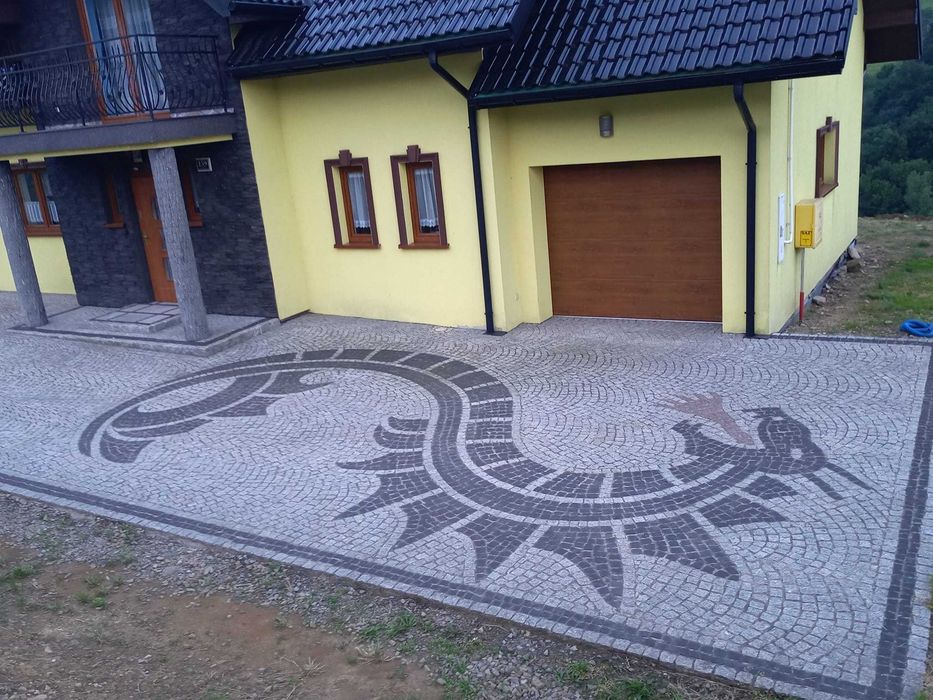 Układanie kostki betonowej/granitowej i usługi minikoparką