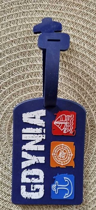 Zawieszka GDYNIA na walizkę z miejscem na dane