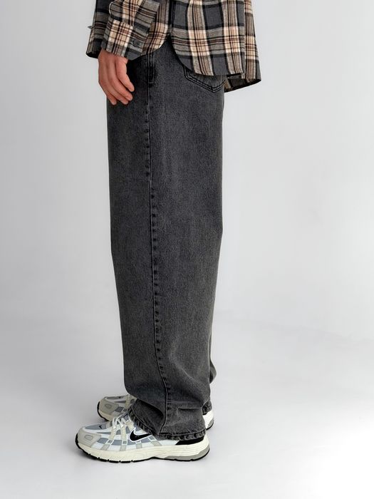 Джинси чоловічі широкі baggy jeans, штани баггі | Джинсы багги мужские широкие Джынсы беги в стиле 90 х реп ск8 Штаны rap pants sk8 y2k | Розмір S