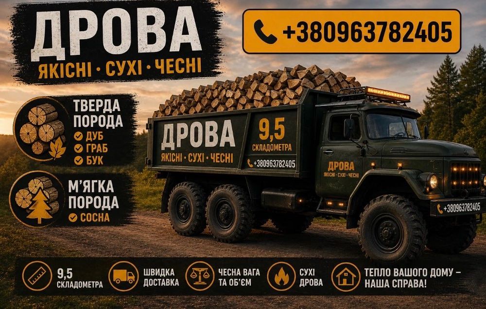 Дрова ціна договірна